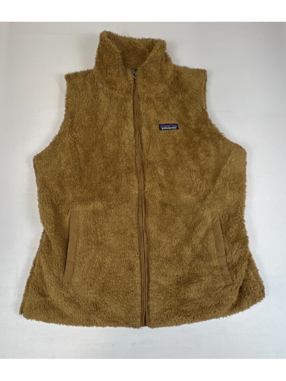 Patagonia Los Gatos Fleece Vest Brown Womens Size L FA21 - Picture 1 of 11